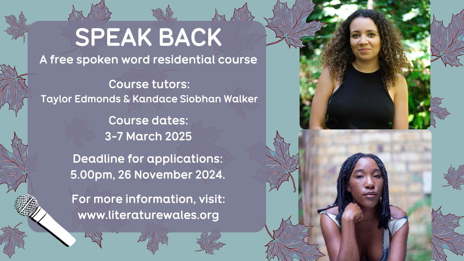 📣 Speak Back... - Llenyddiaeth Cymru / Literature Wales | Facebook