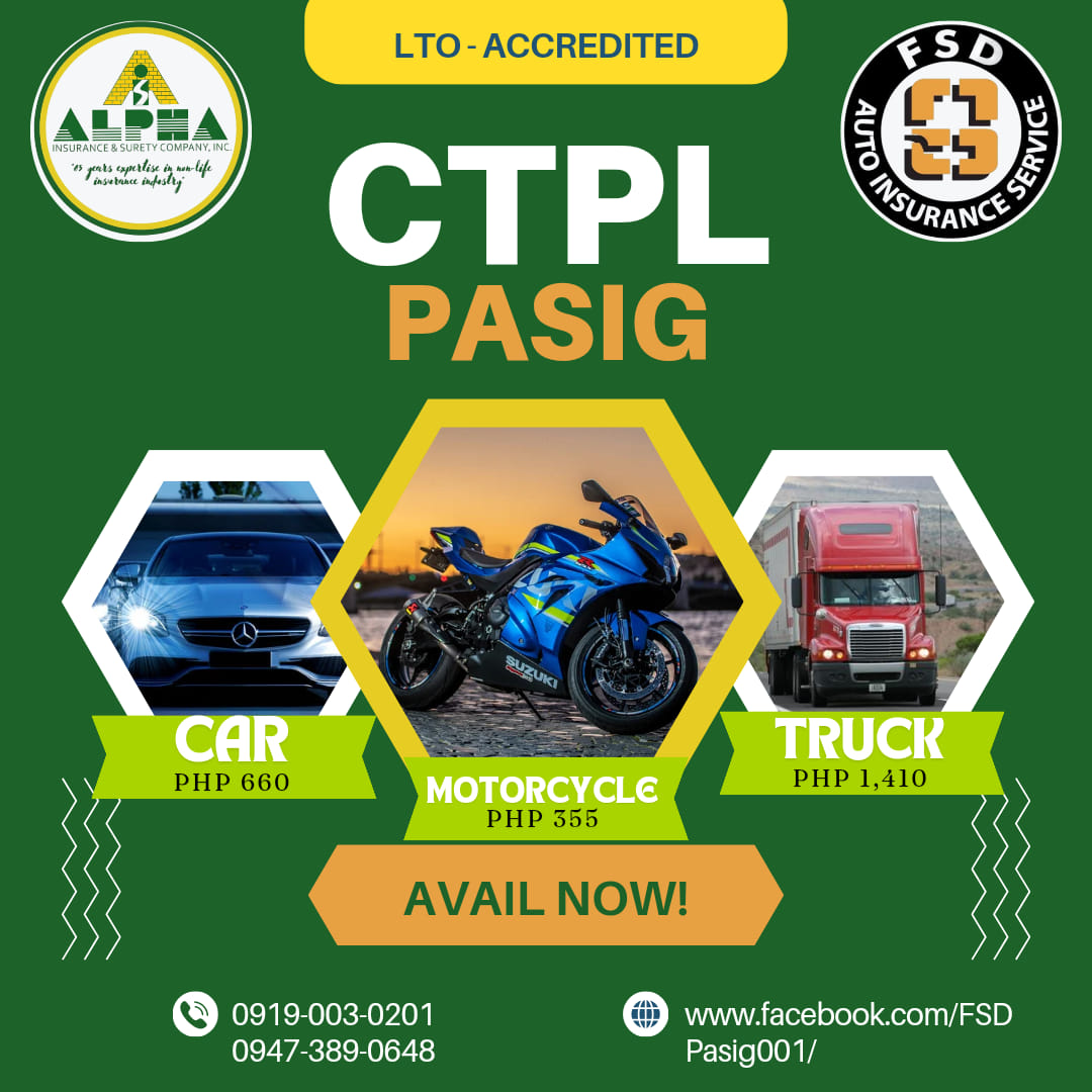 FSD - Third Party Liability/ TPL LTO Accredited Malapit na ba mag ...