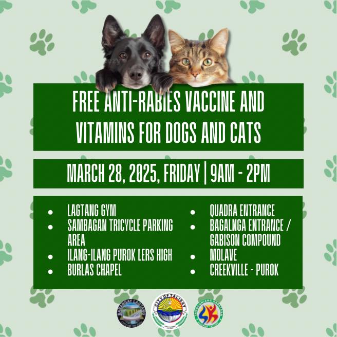 SK - ‼️FREE ANTI-RABIES AND VITAMINS FOR DOGS AND CATS‼️ Ugma puhon ...