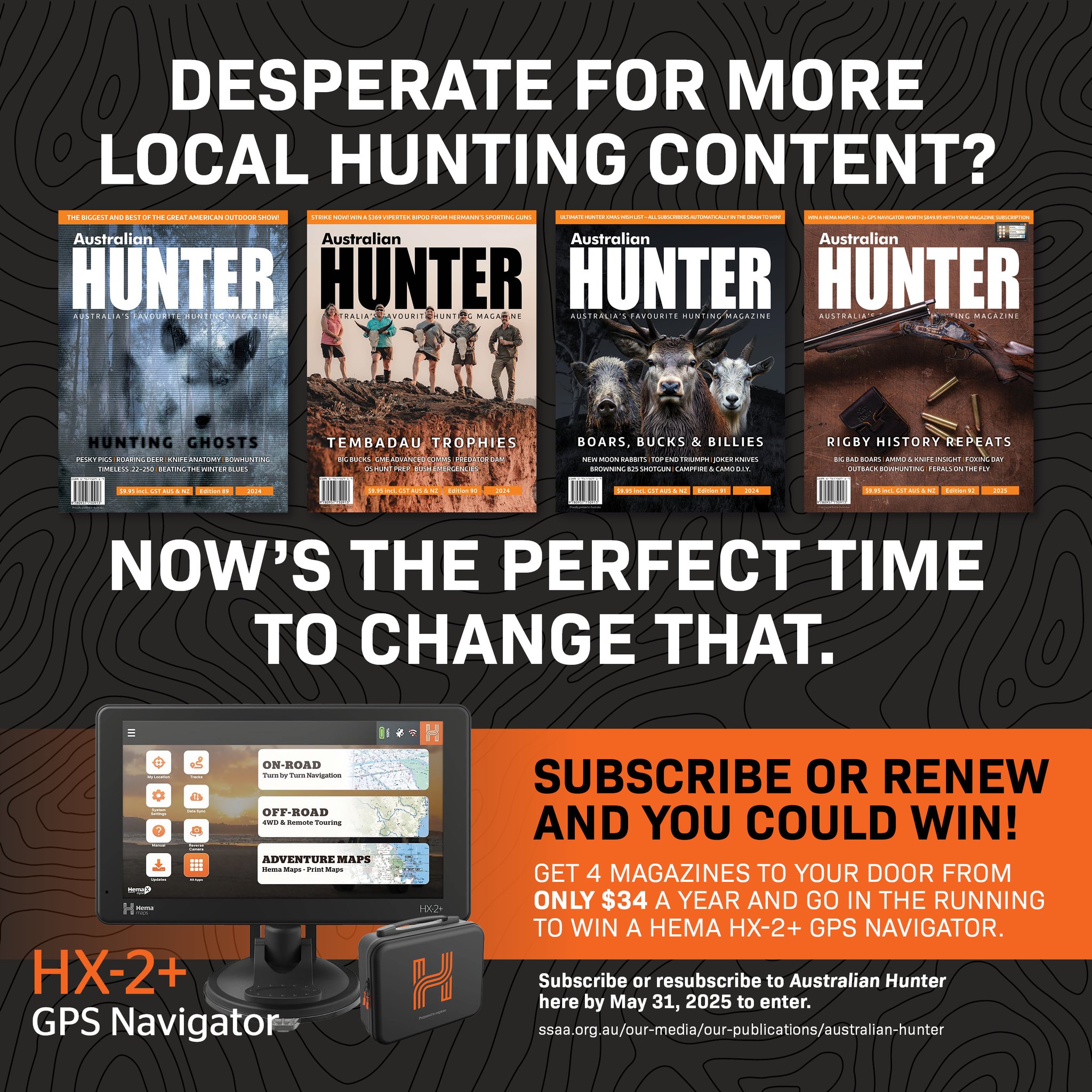 Sporting - WIN BIG WITH AUSTRALIAN HUNTER MAGAZINE! There’s never been ...