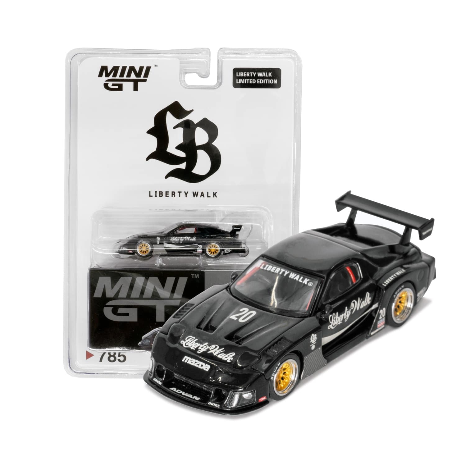 785 MINIGT Mazda RX-7 LB-Super Silhouette Liberty Walk Black LB