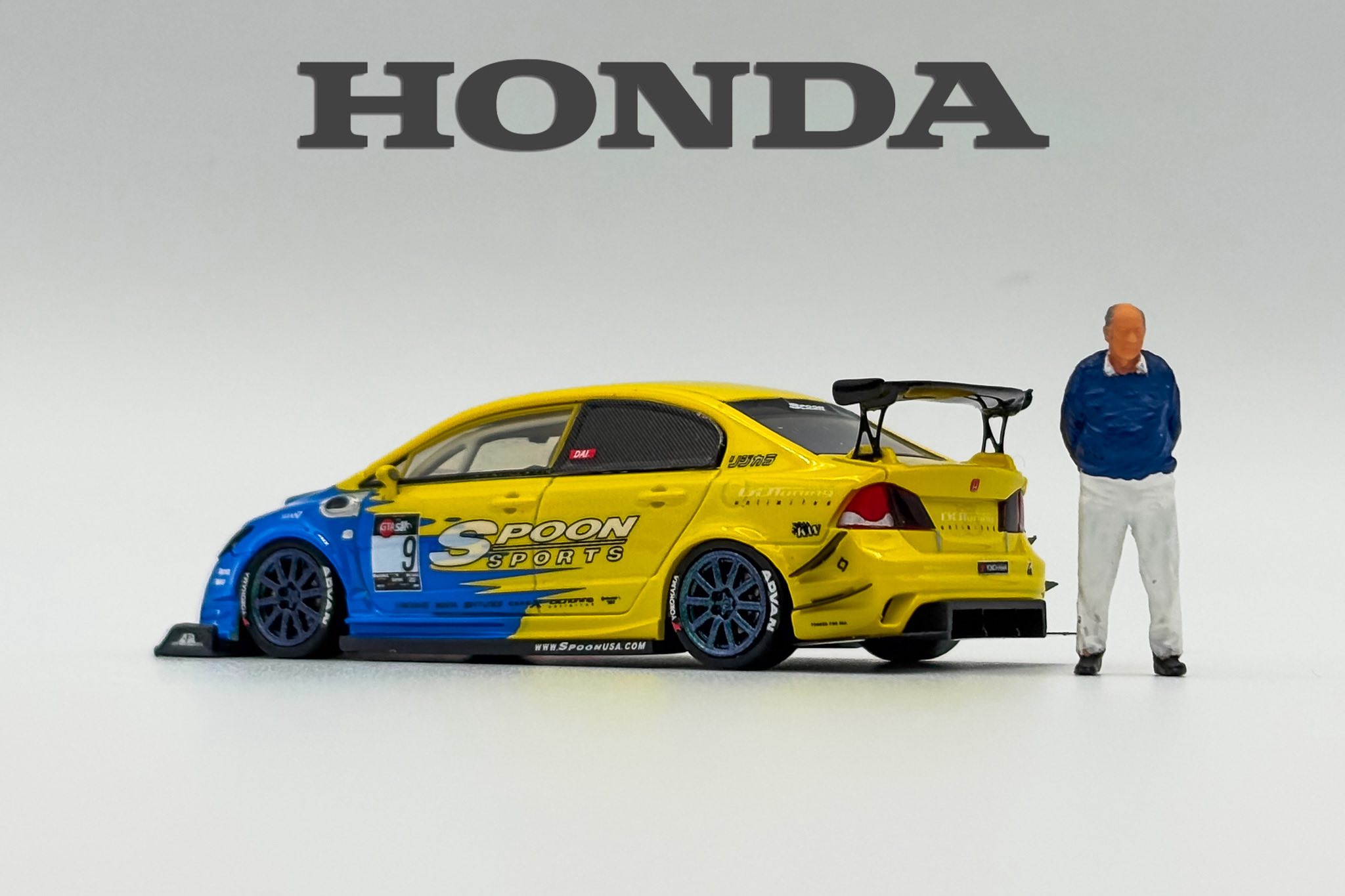 ONE MODEL 1/64 Honda CIVIC FD2 SPOON🟡🔵 🇹🇭
