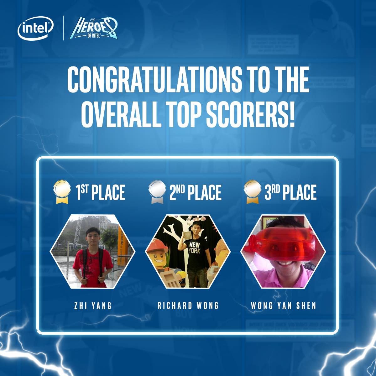 Intel - Our heroes are now born so congratulations to our winners for ...