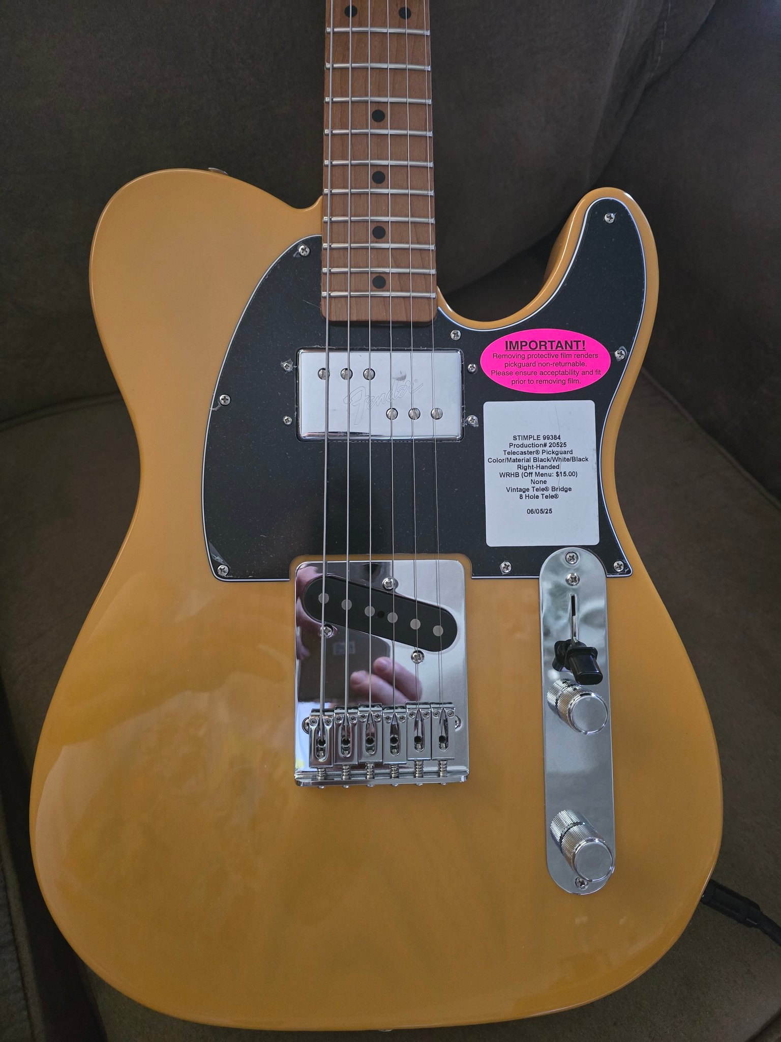 Why does my Fender CuNiFe wide range humbucker sound out of phase