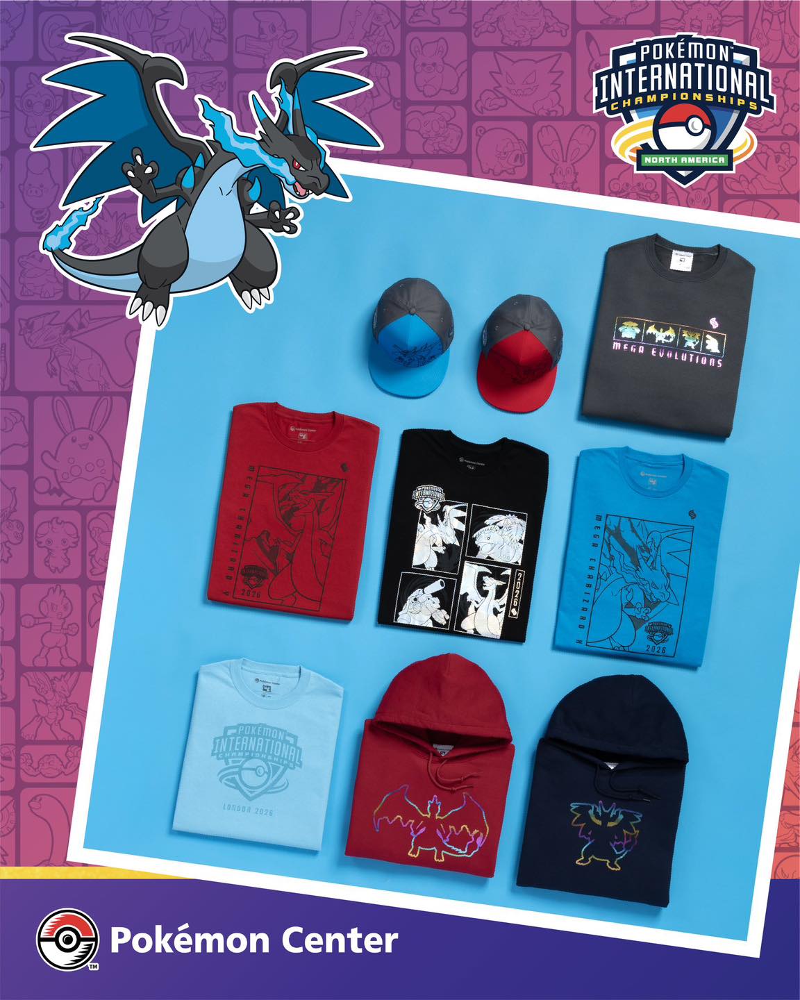 A look at exclusive items coming to the Pokémon Center at the NAIC