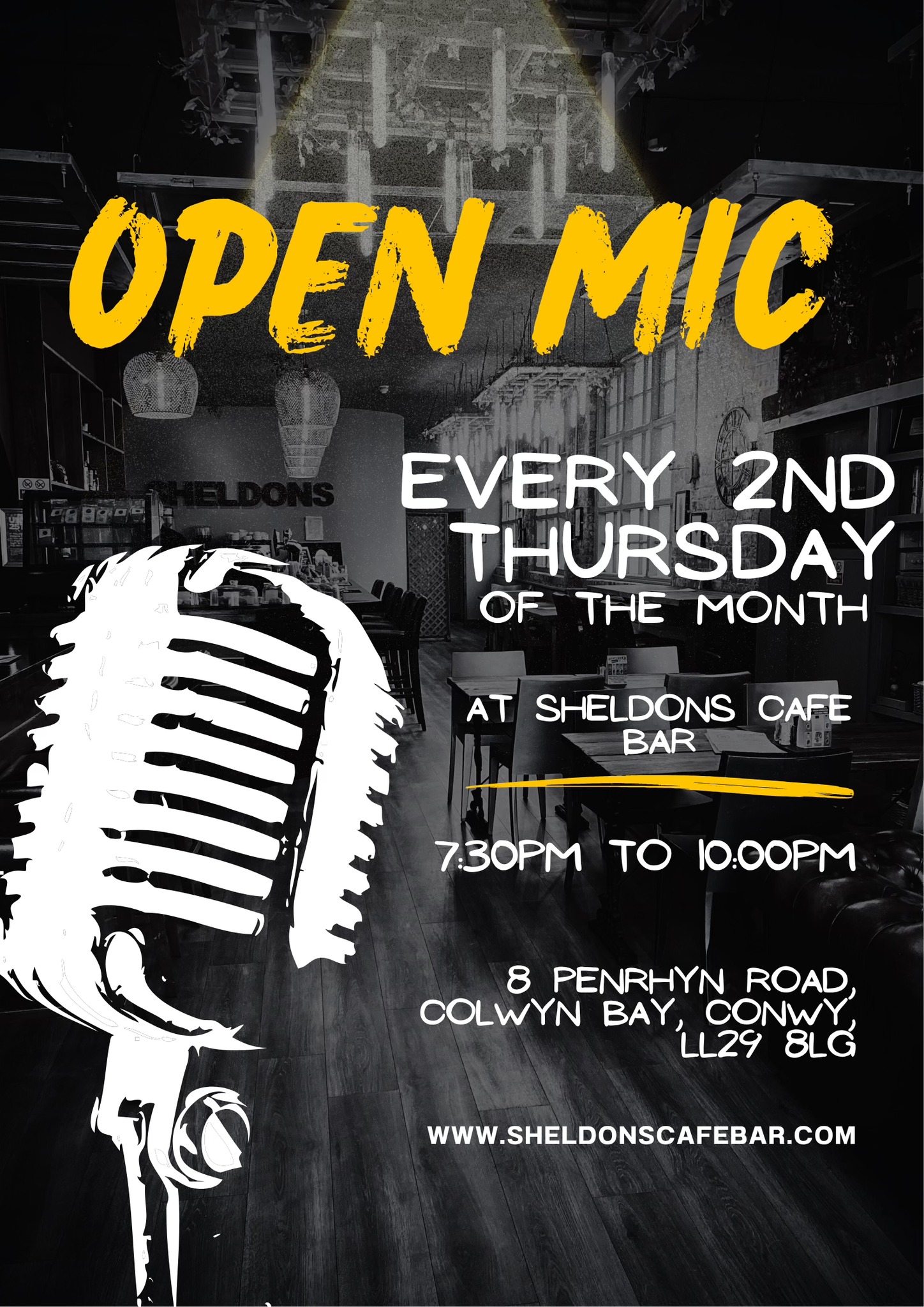 Open Mic Night at Sheldons Cafe Bar