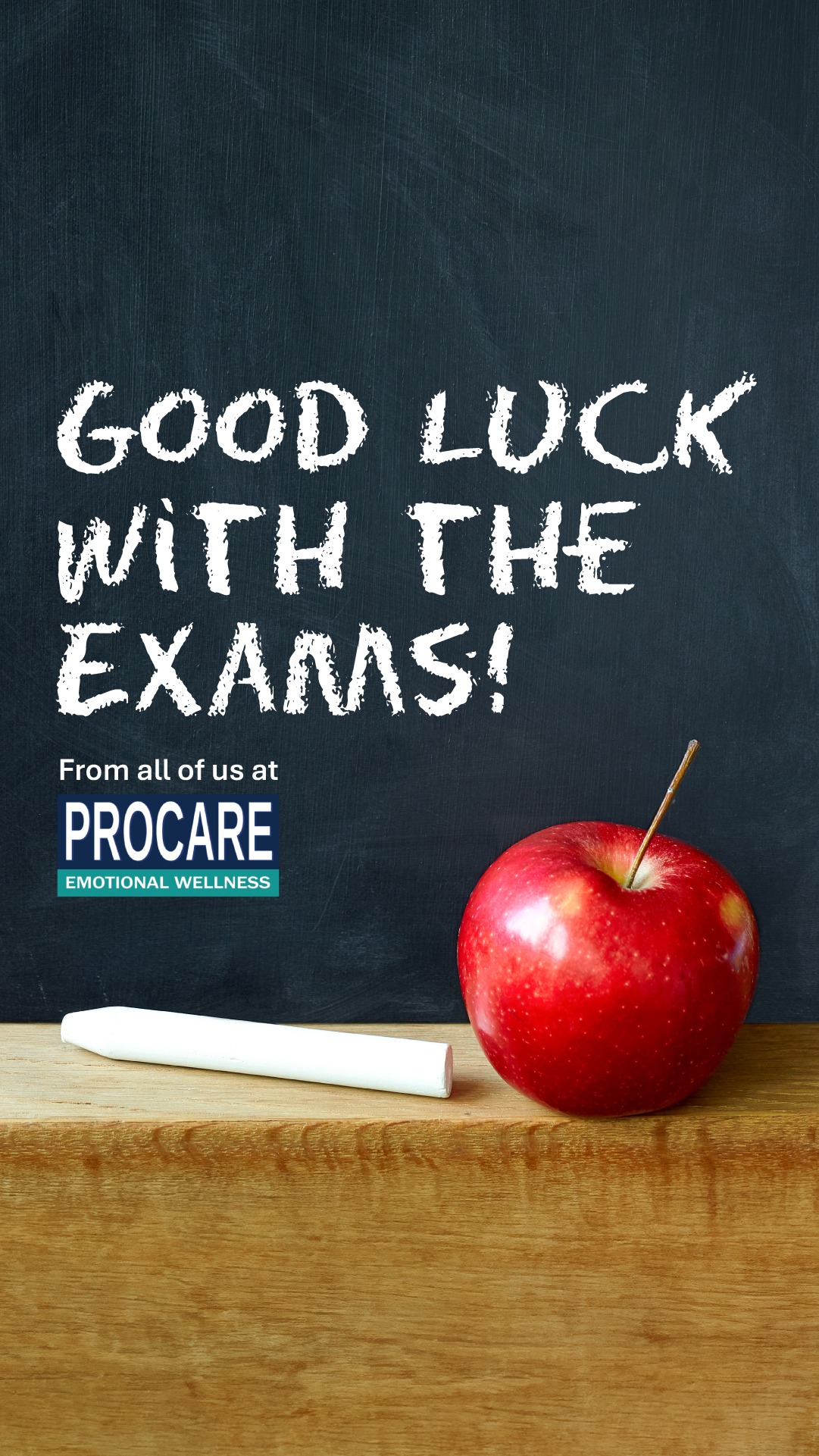 PROCARE - Good luck to all students during exam season! 🌟 Your hard work and dedication haven’t ...