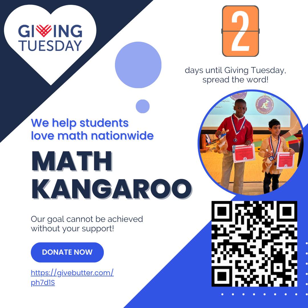 Math - 🦘💙 Giving Tuesday with Math Kangaroo 💙🦘 2 Days Left – Get Ready ...
