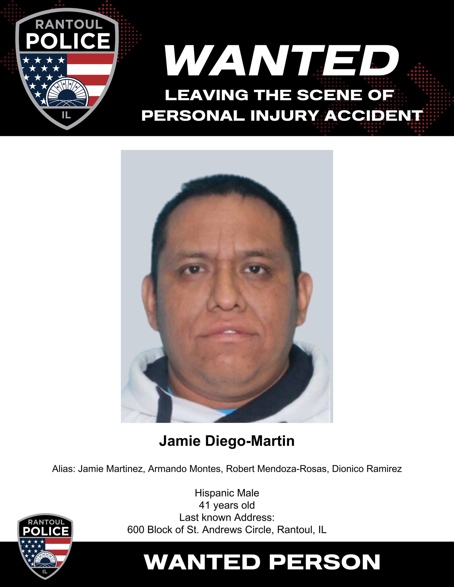 Rantoul Police Obtain Arrest... - Rantoul Police Department