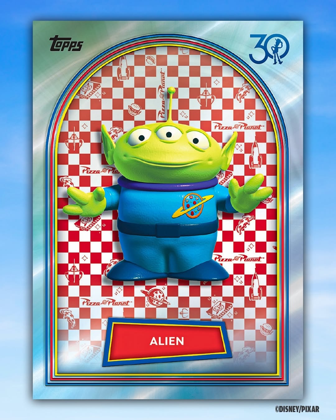 Here's a peek at the Topps 30 years of Toy Story, Pizza Planet