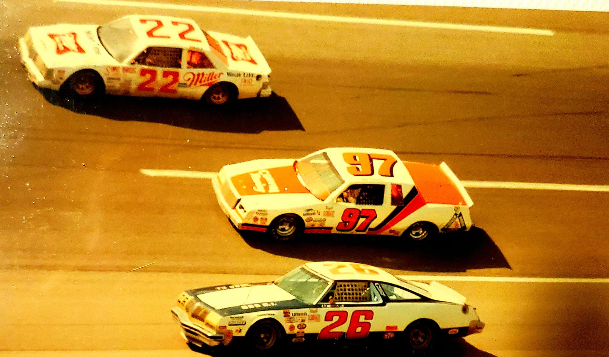 Davey Allison & Bill Collins 1983 NASCAR Darlington Dash Series 