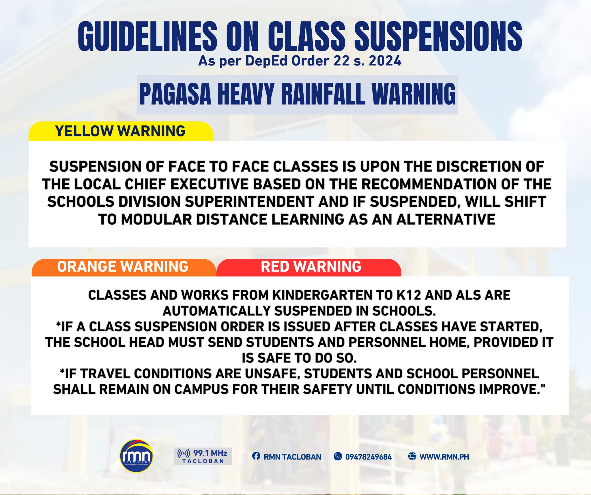 RMN Tacloban - READ: Aadi an pwedi magin ‘guide’ han mga... | Facebook