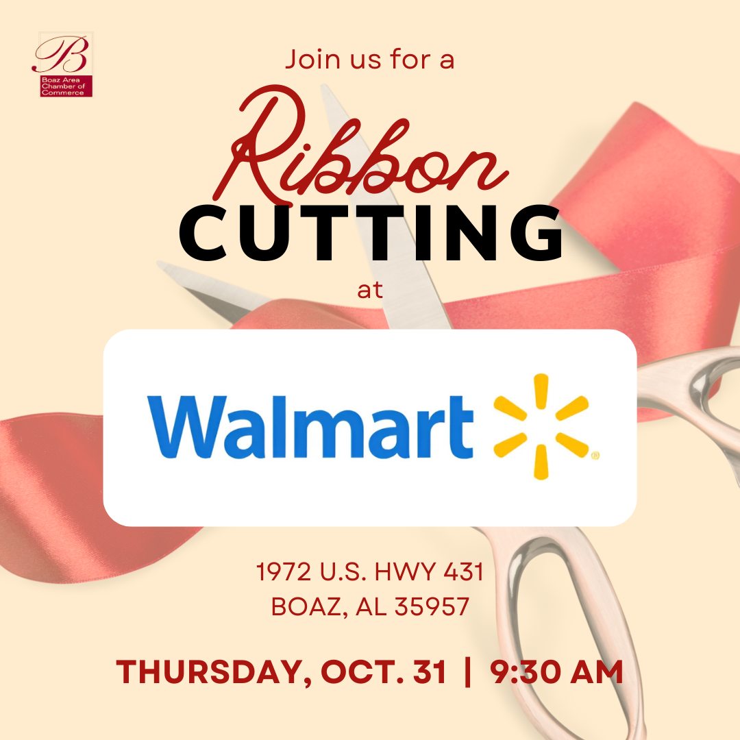 Ribbon Cutting for Walmart of Boaz
