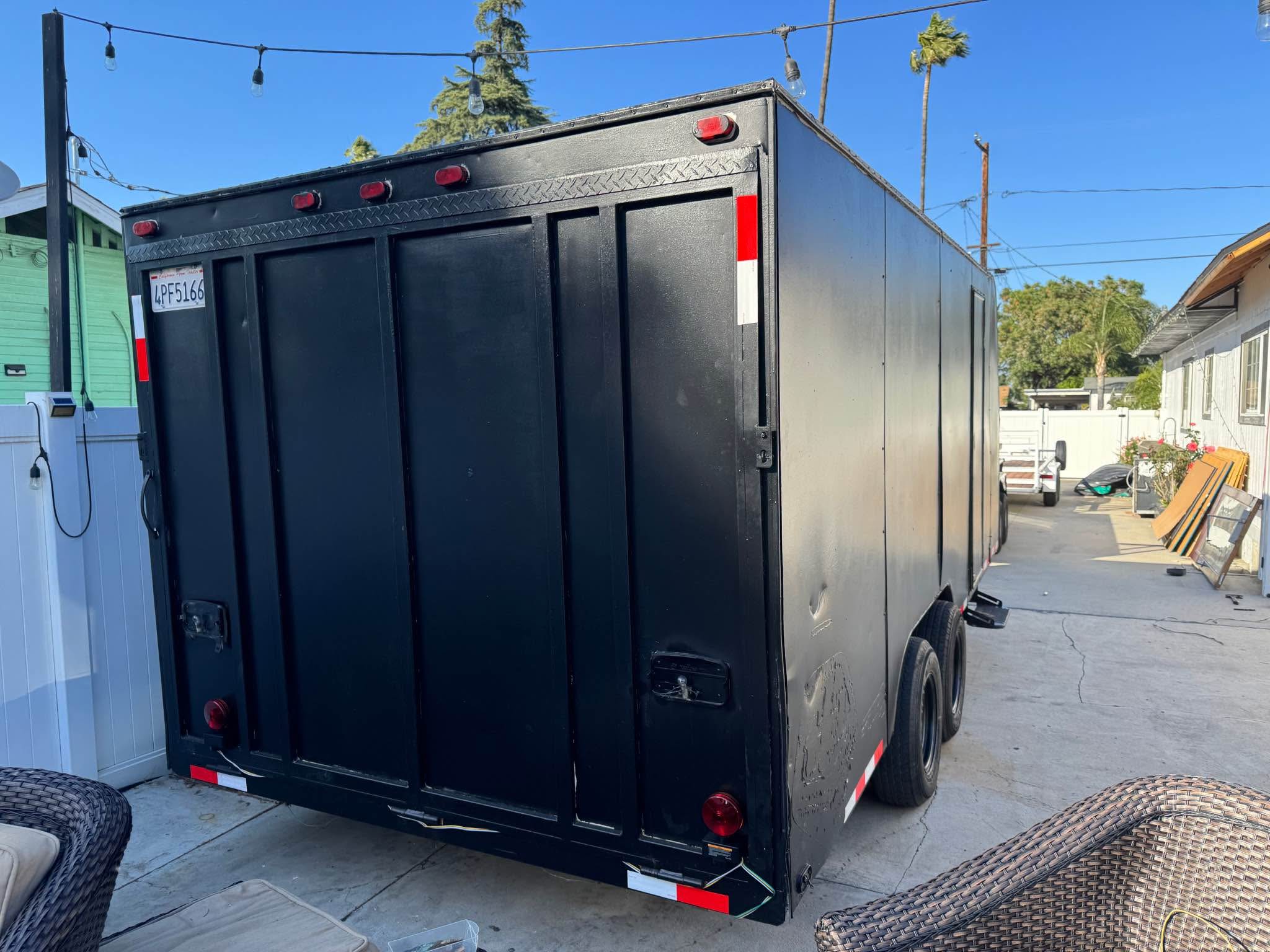 8.5x18 cargo trailer enclosed clean title permanent plates - Trailers ...