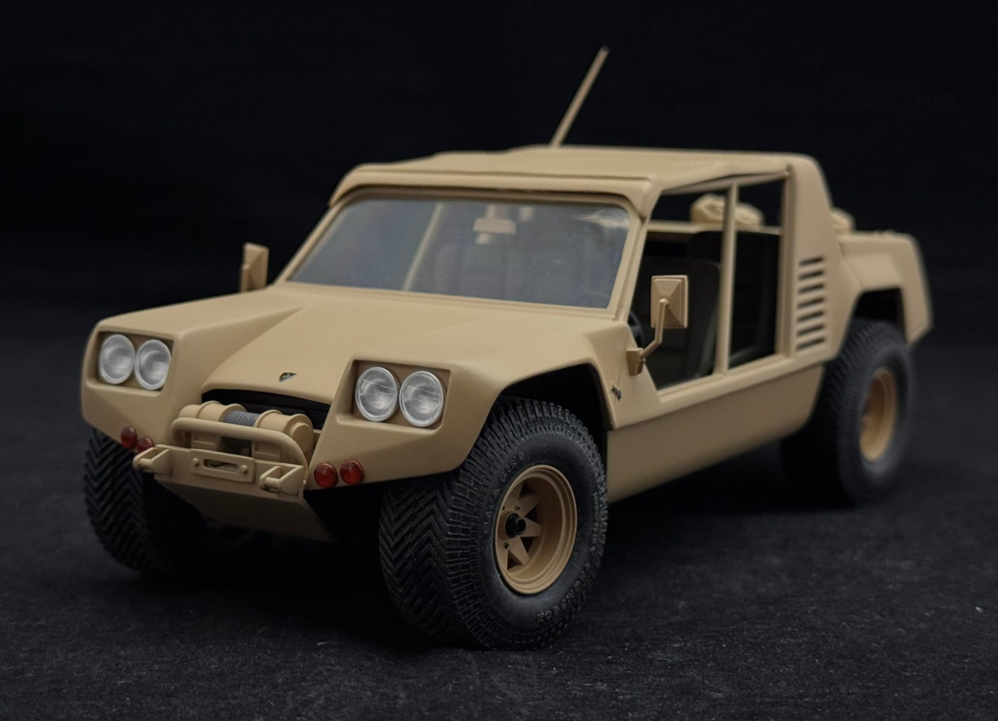 積んでいたオオタキ製ランボルギーニ チーターを作ってみました