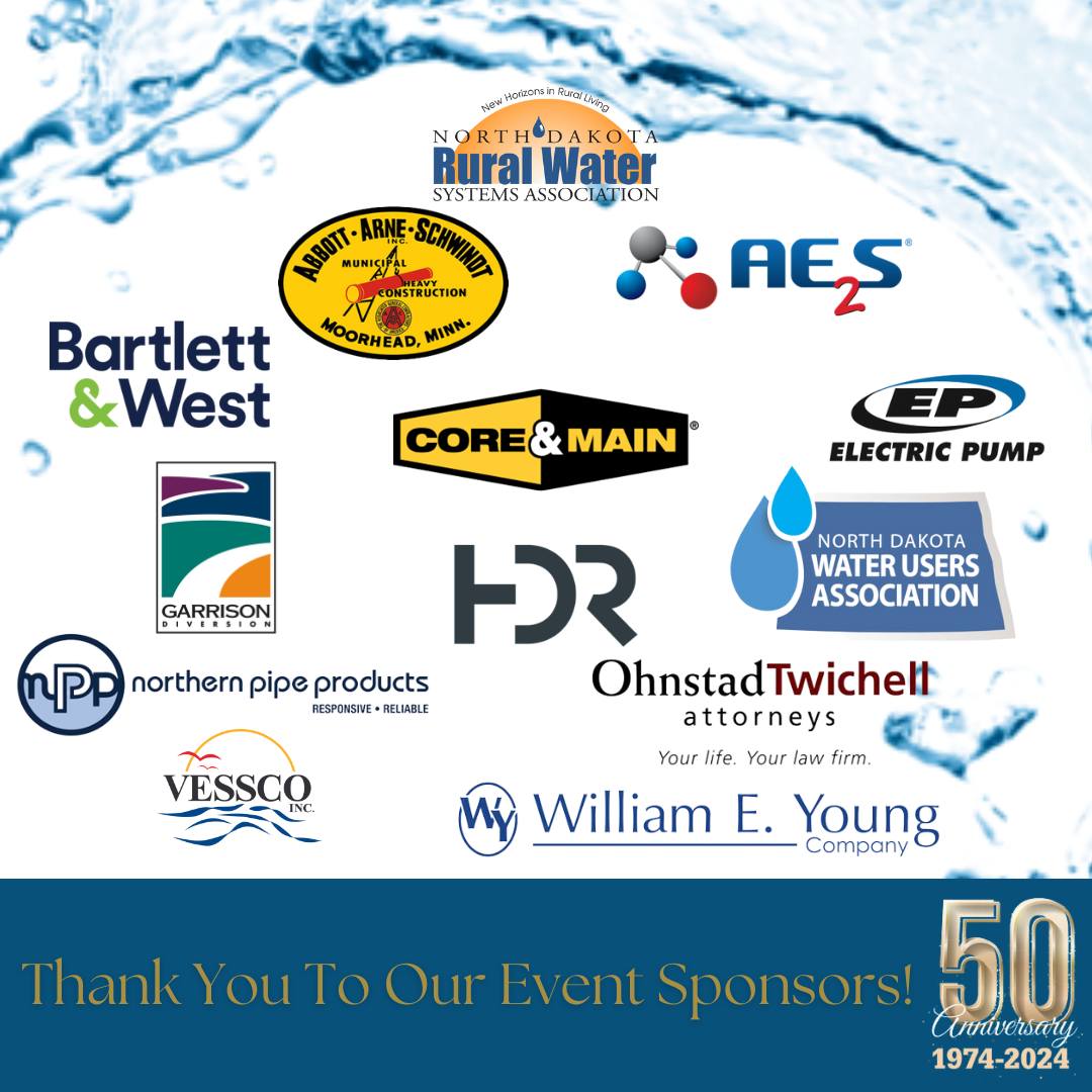 ND - Cheers to 50 years, North Dakota Rural Water Systems Association ...