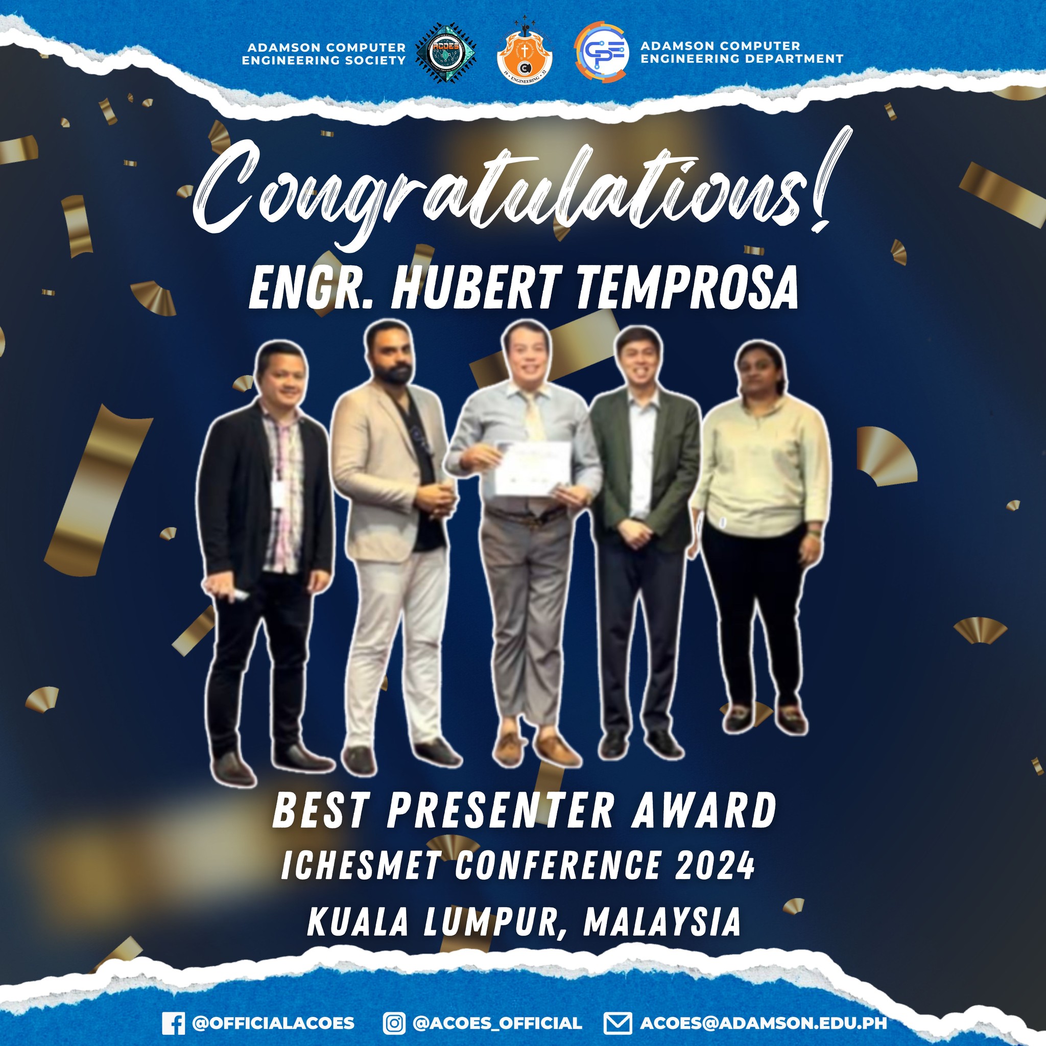 Congratulations to... - Adamson Computer Engineering Society