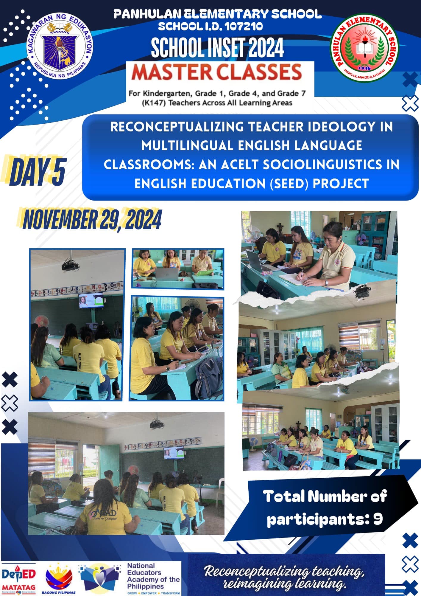 Day 5 INSET 2024:... - DepEd Tayo Panhulan ES - Batangas