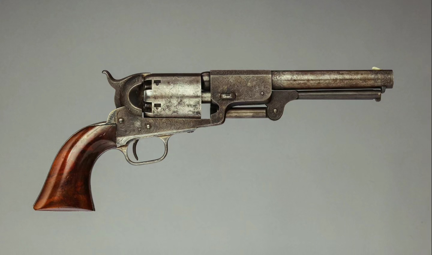 Gray - A Starr Model 1858 Double Action Revolver in .44 caliber. One of ...