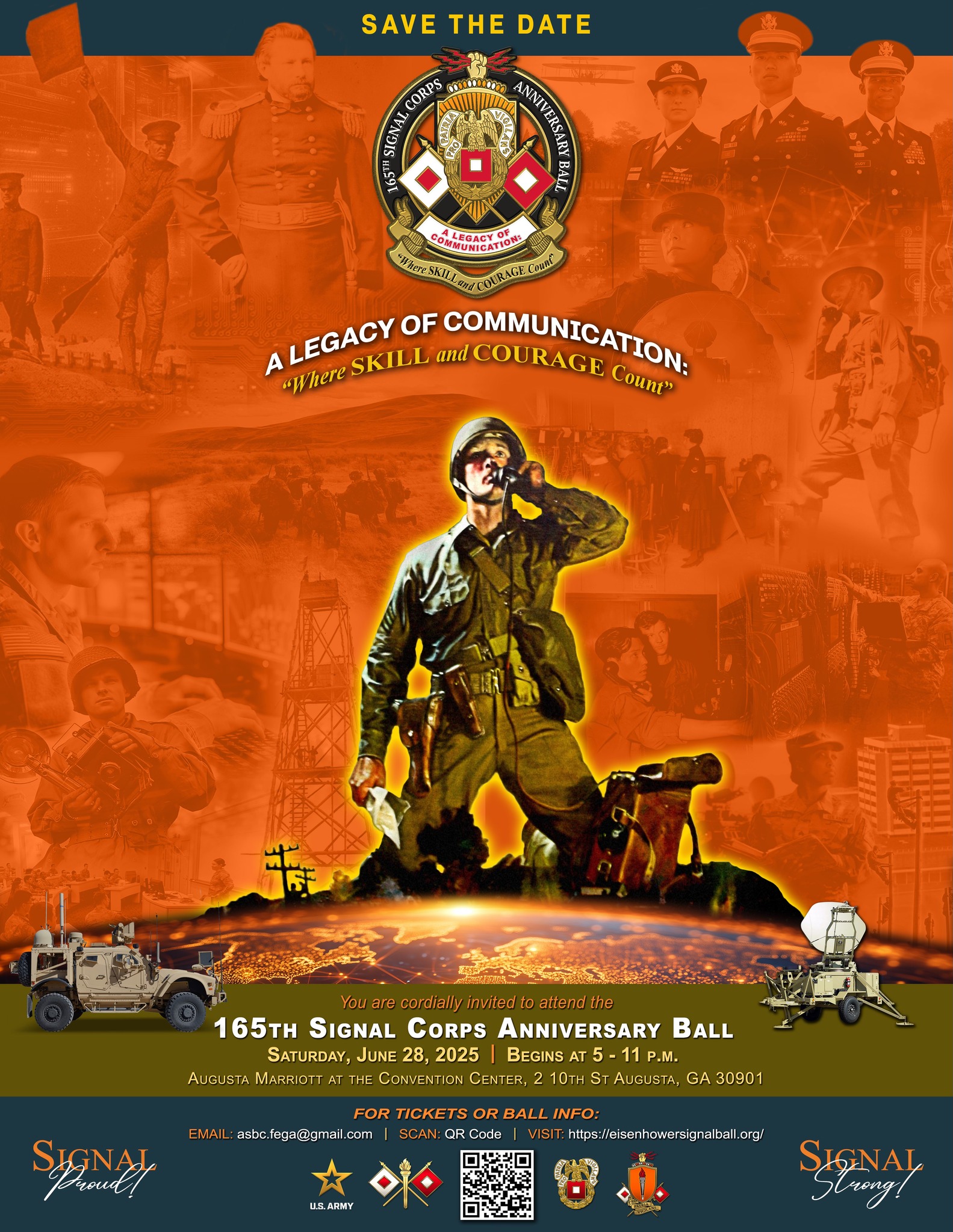 Fort - 📢 DATE CHANGE ALERT: The 165th Signal Corps Anniversary Ball is ...
