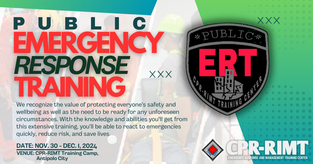 CPR RIMT Emergency Response and Management Training Center | Antipolo
