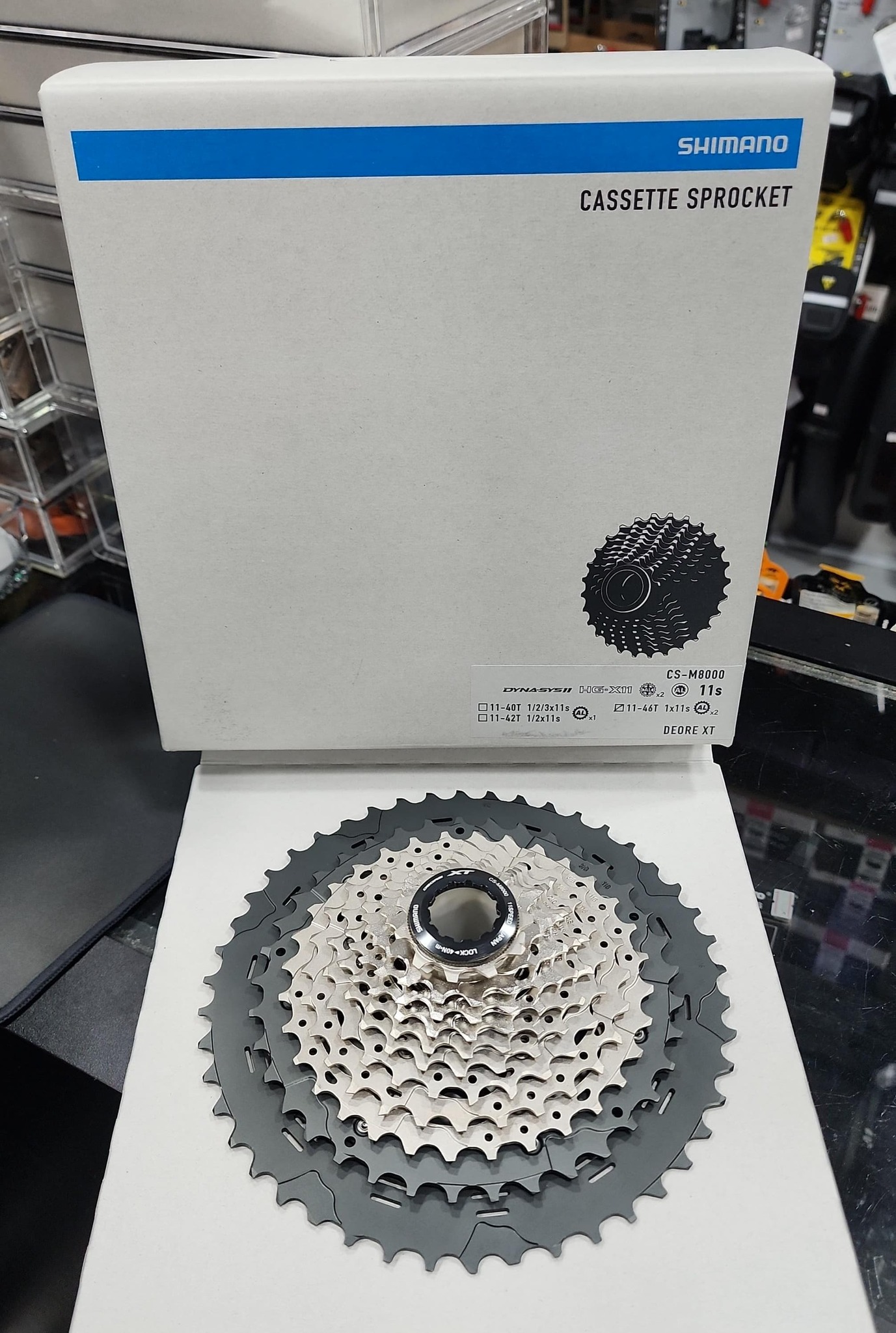 SHIMANO CS-M8000 11S 11-42T DEORE XTShimano-MTB Shimano XT Deore 