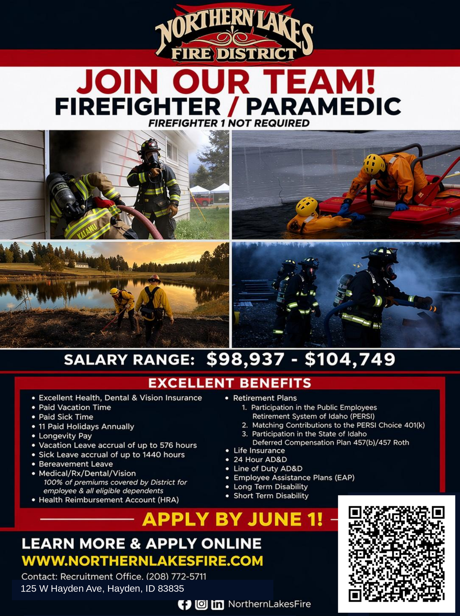 Northern Lakes Fire Protection District | Hayden ID