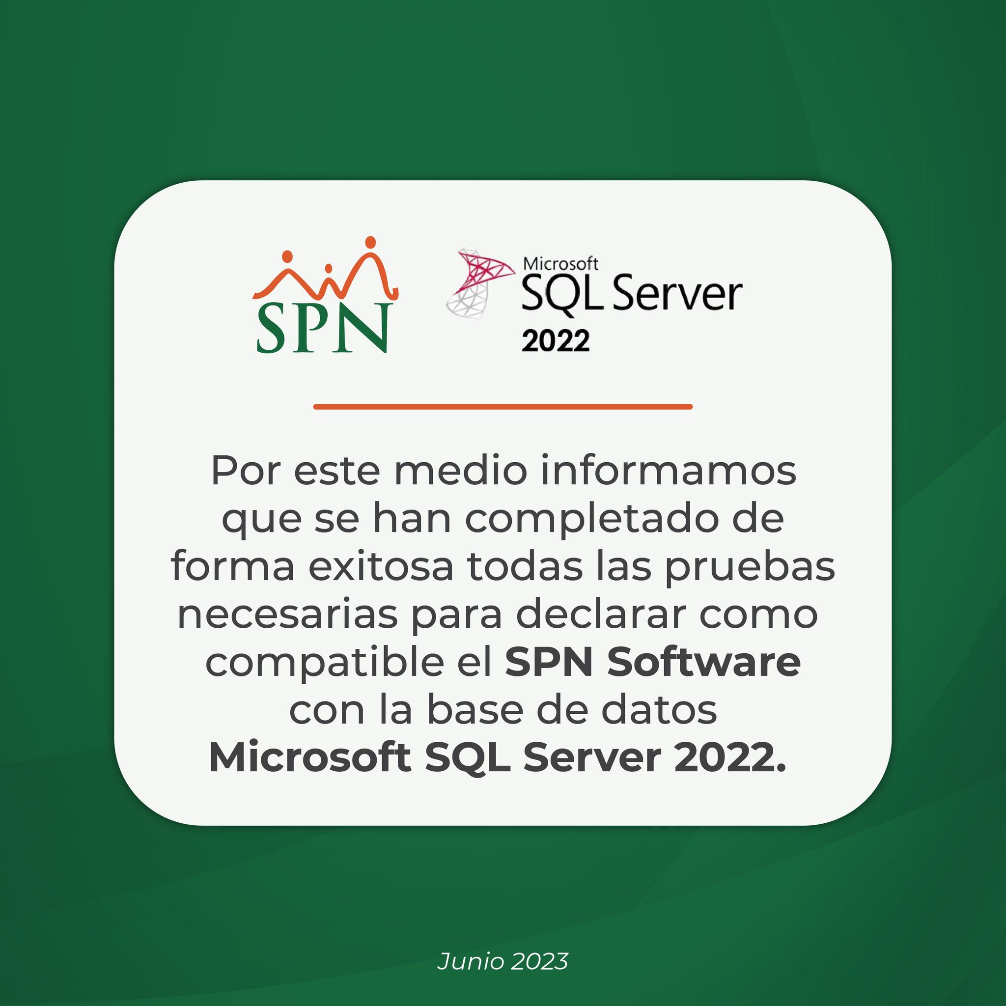 SPN Software - Declaración de compatibilidad de SPN...
