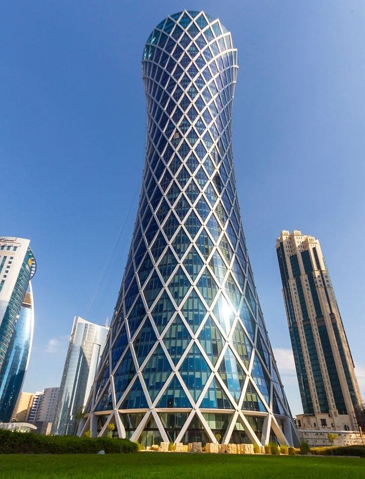 I like - 🇶🇦🤯🏙️Imagine a tower that seems to rotate, challenging the ...
