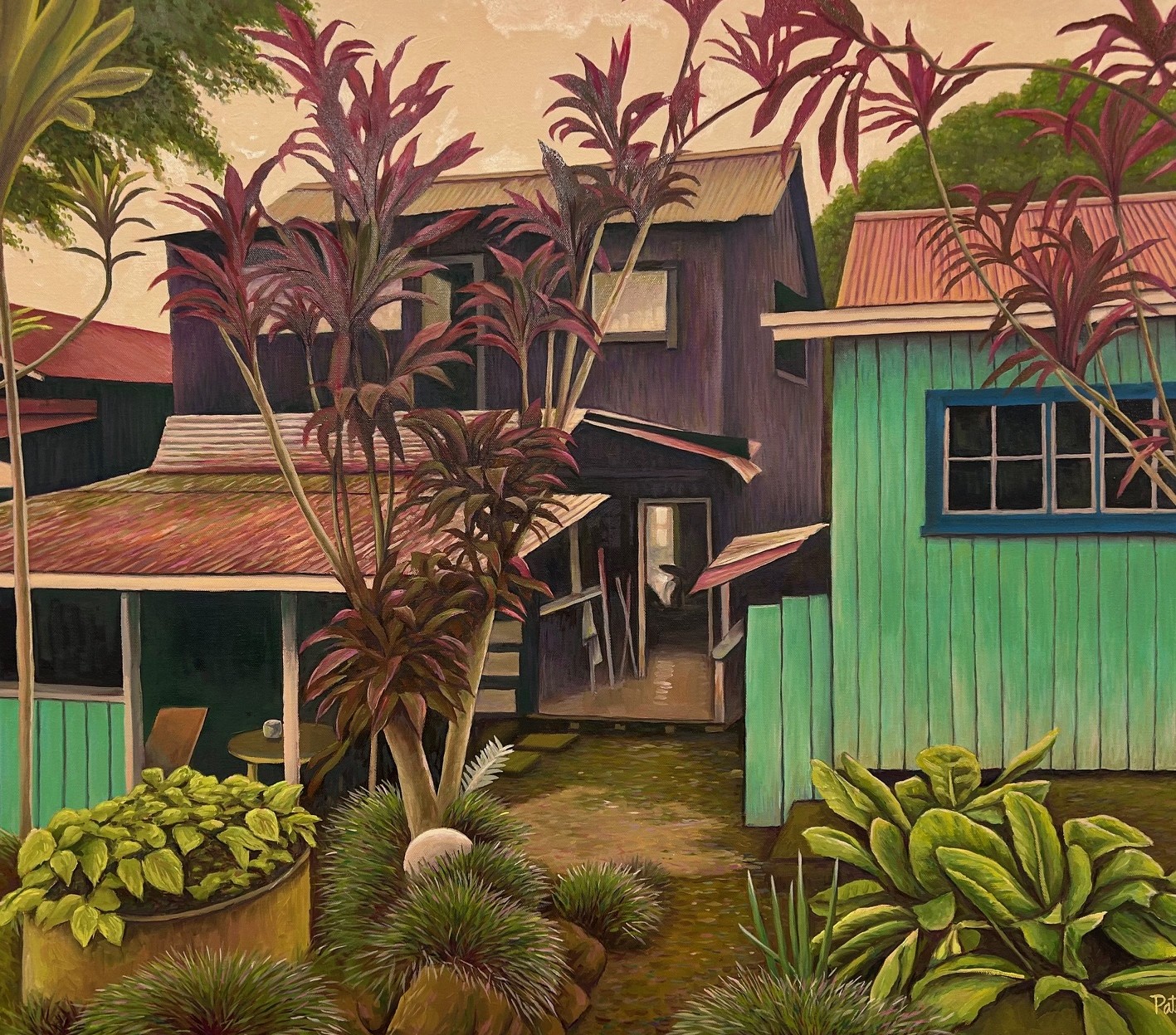While in Hawaii October 2015 we met Cindy Conklin a famous artist
