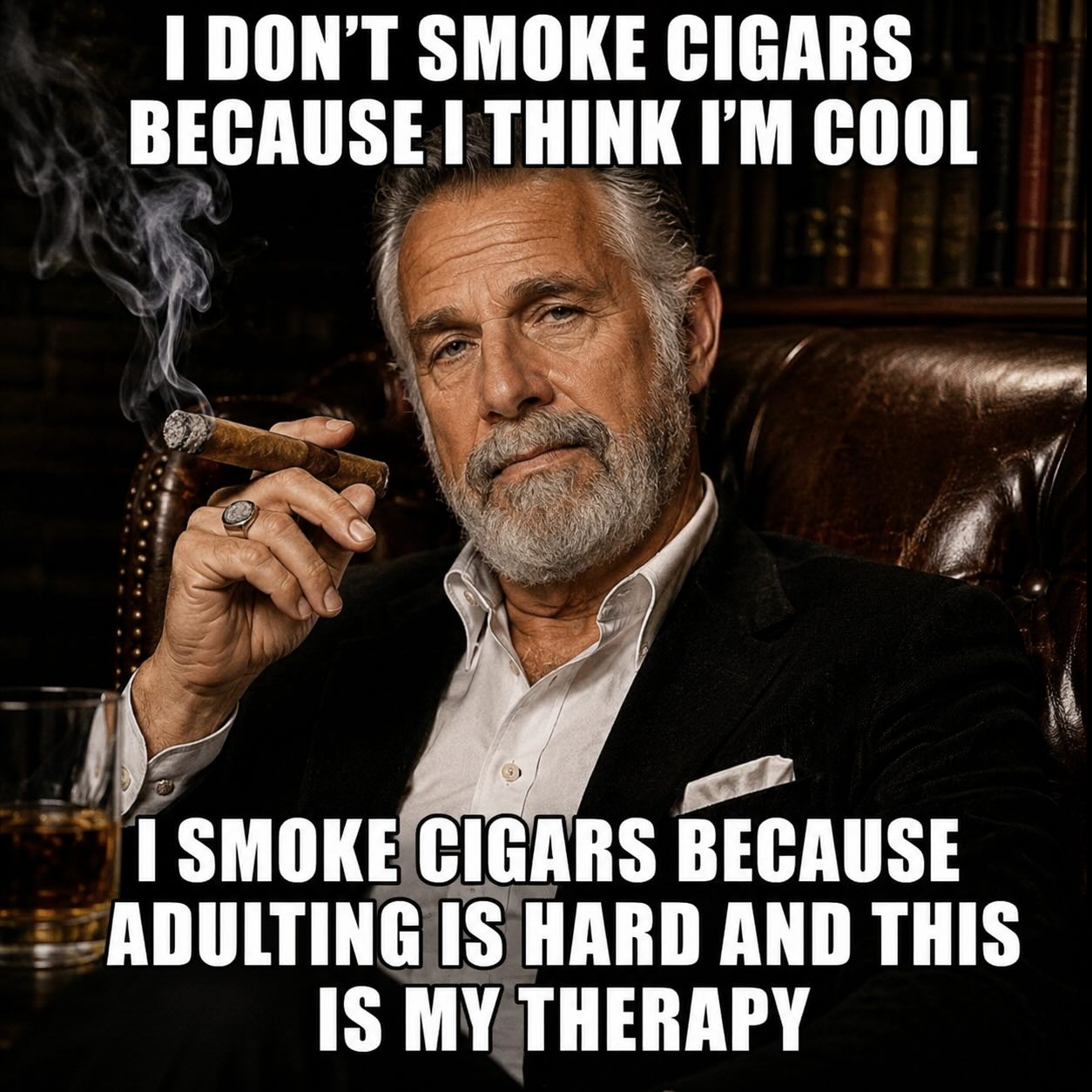 cigarette smoking meme bad : r/memes Why cigars are my adulting