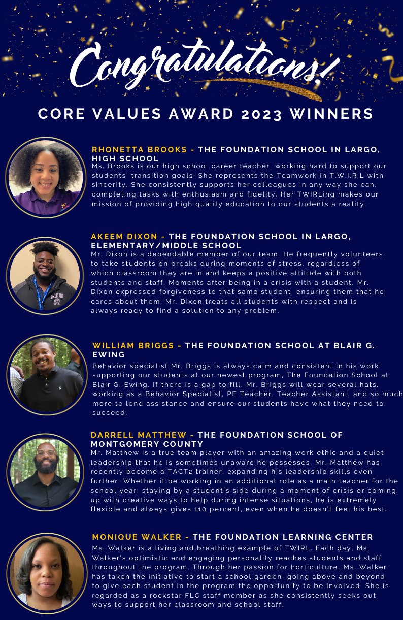 Congratulations to our 2023 Core... - The Foundation Schools | Facebook