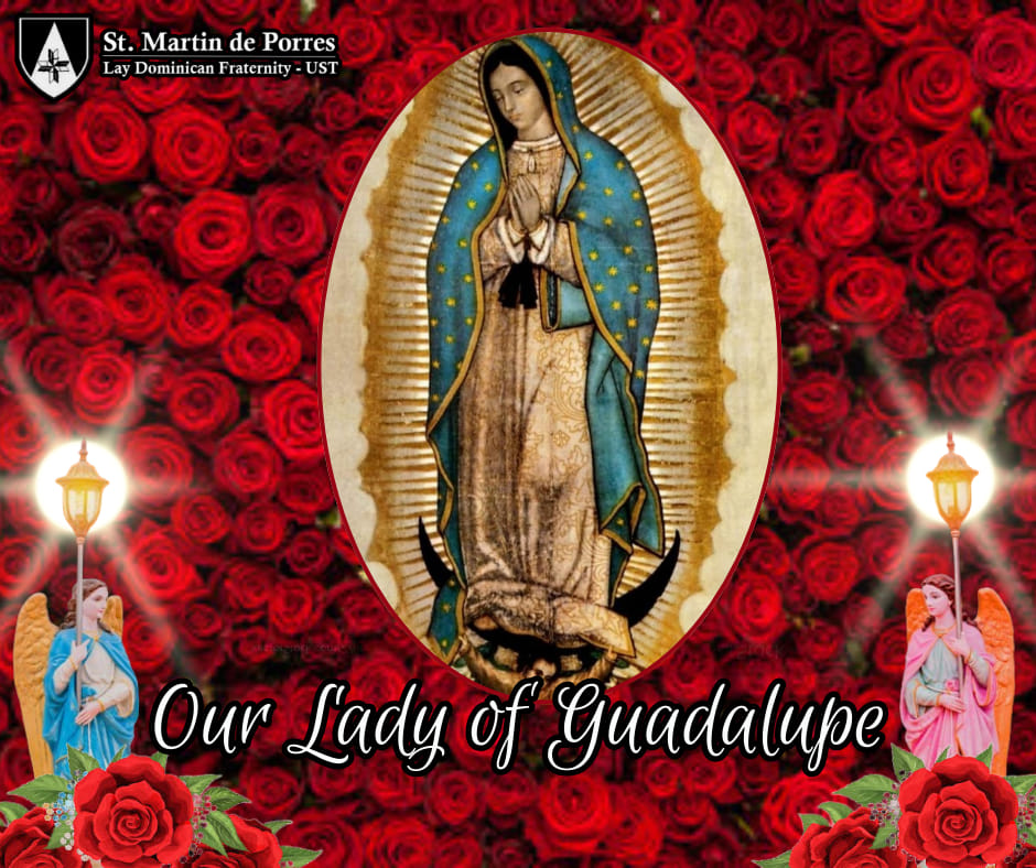 Pan de Martin - December 12 | Our Lady of Guadalupe Celestial Patroness ...