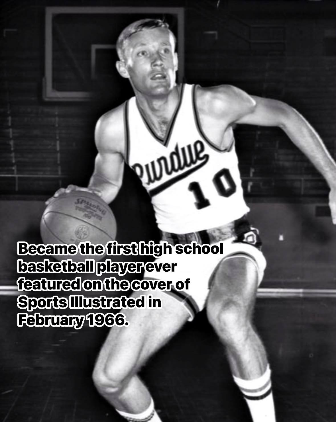 🏀On February 28, 1970 Purdue's Rick Mount scores a Big Ten