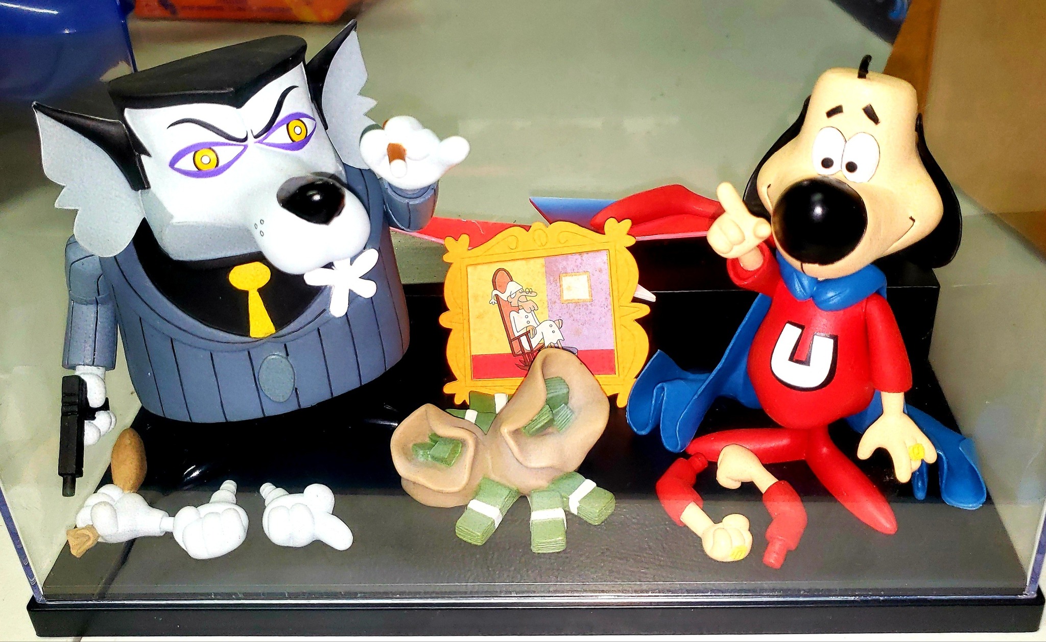Meco Underdog and Riff Raff figures from 2007