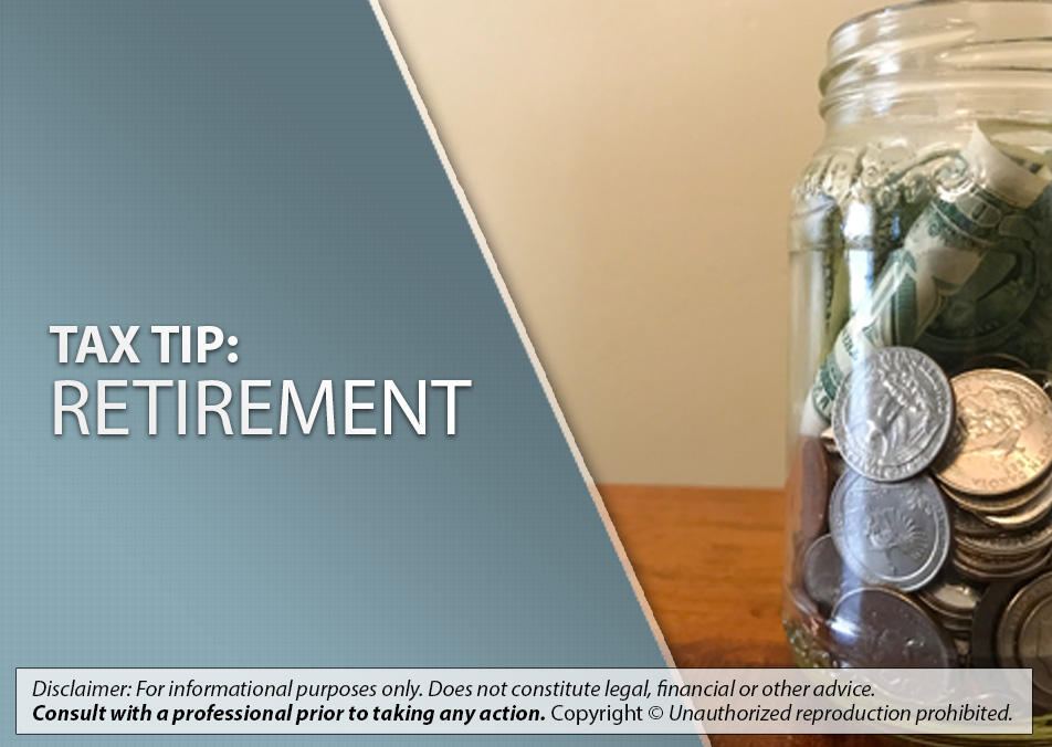 Taxes - Retirement Plan Distributions Deadline - Did You Know? The IRS ...