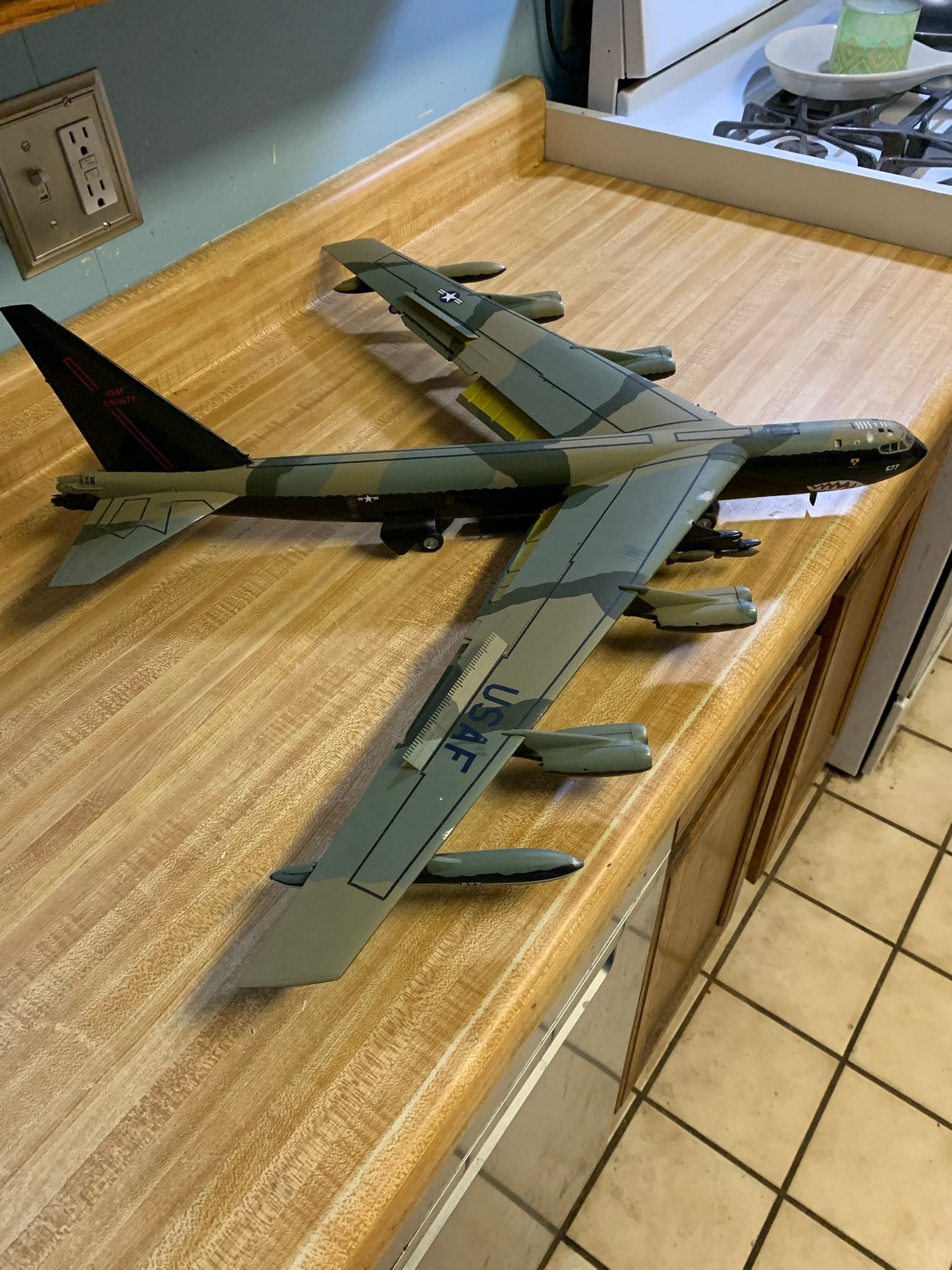 1/72 B52 Vietnam War camouflage pattern