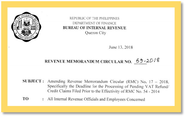 Bureau of Internal Revenue Philippines - Revenue Memorandum Circular No ...