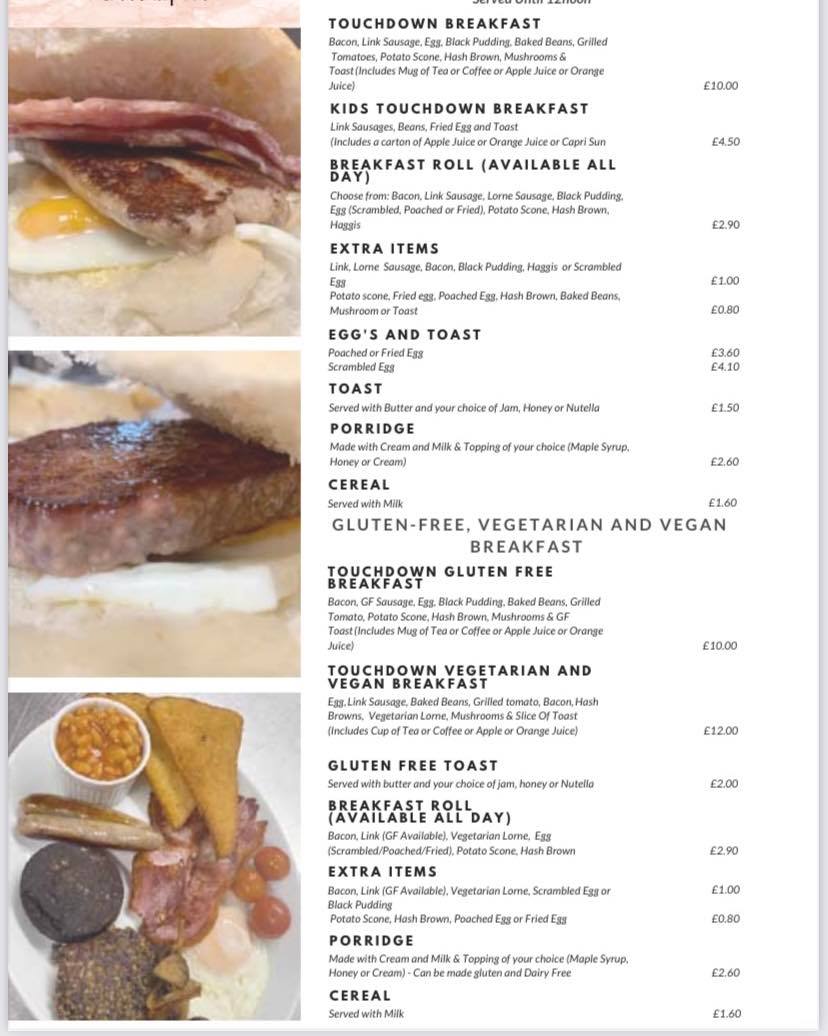 Touchdown Cafe - THURSDAY SPECIALS, SOUPS AND QUICHE ...