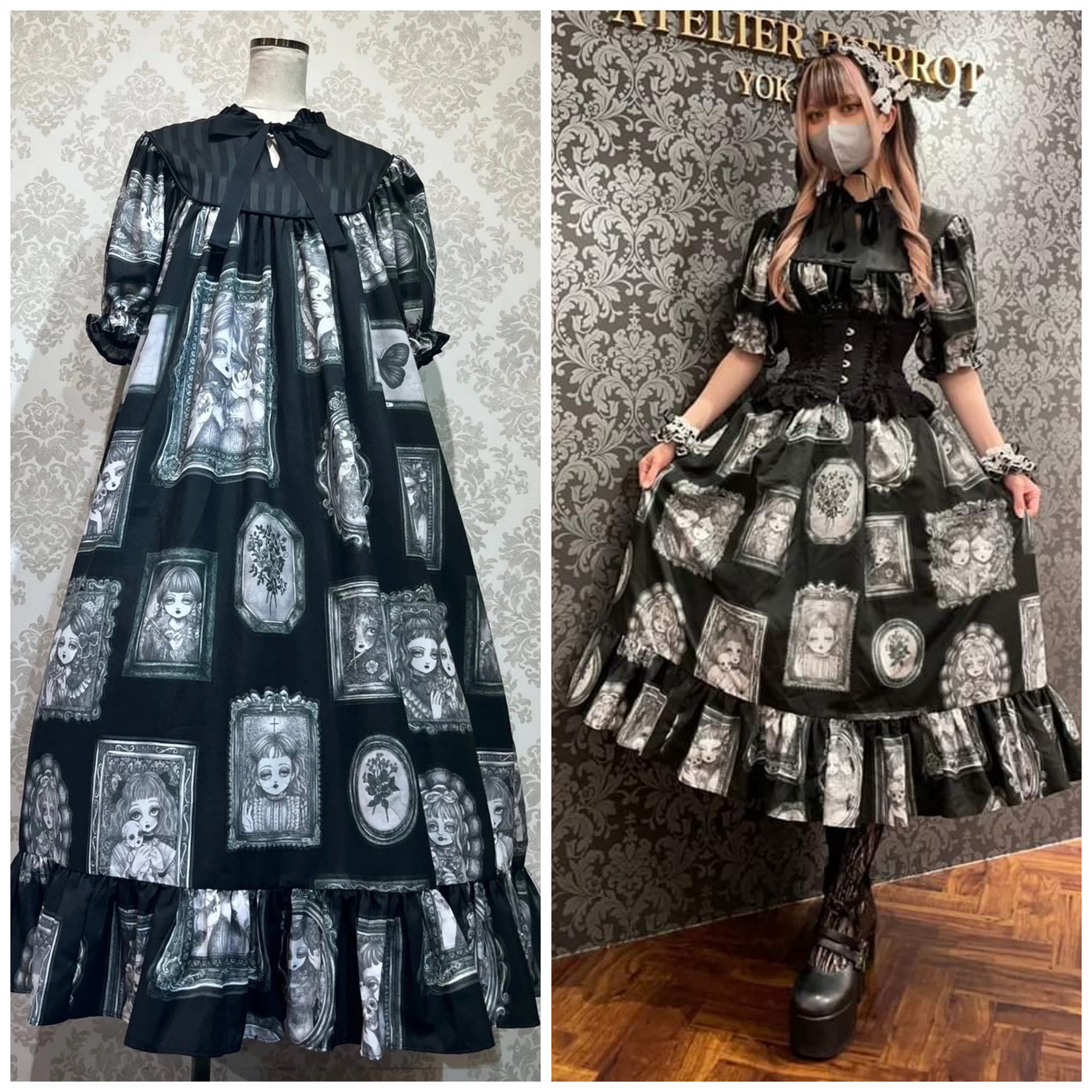 NEW ARRIVALS🎀】 LIZ LISA new original print ♡〜HEART FRAME