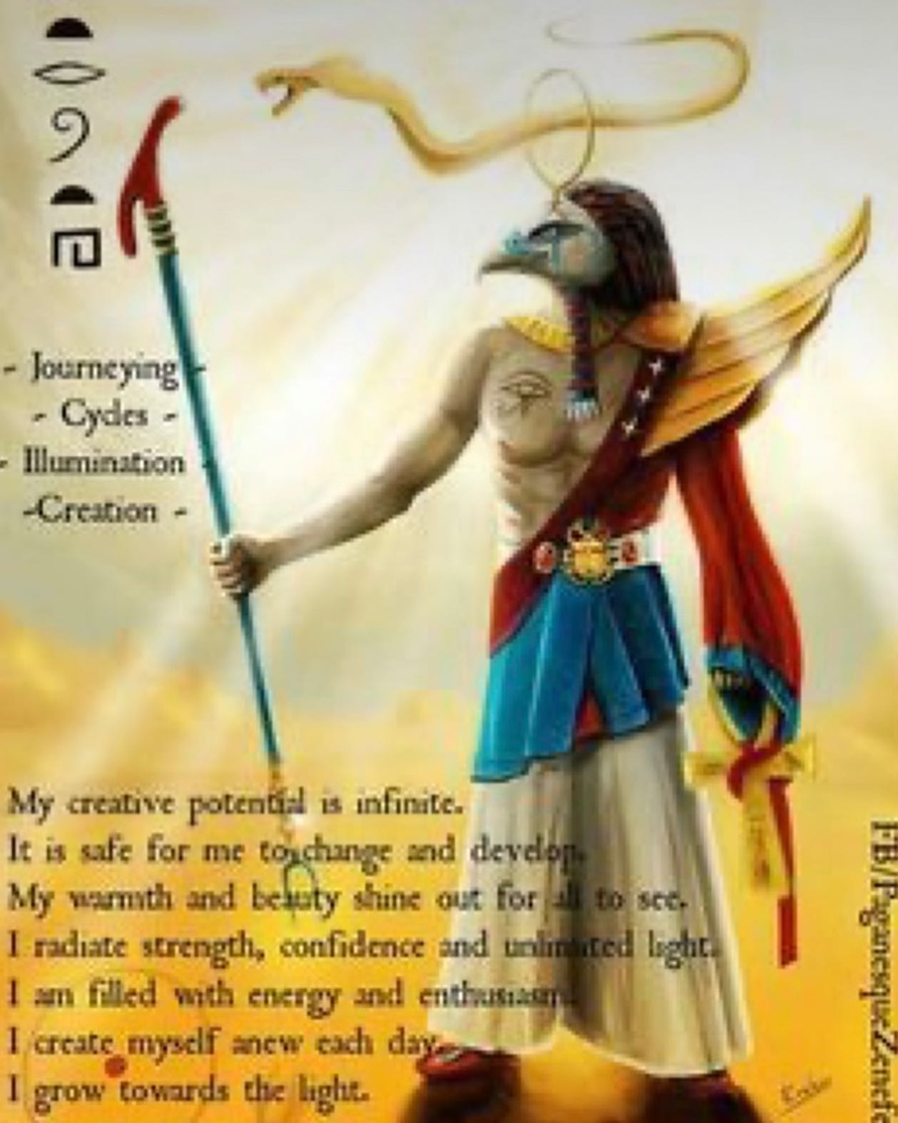 The Egyptian Sun God Ra, who... - Oracle Journey #Oliver Yong | Facebook