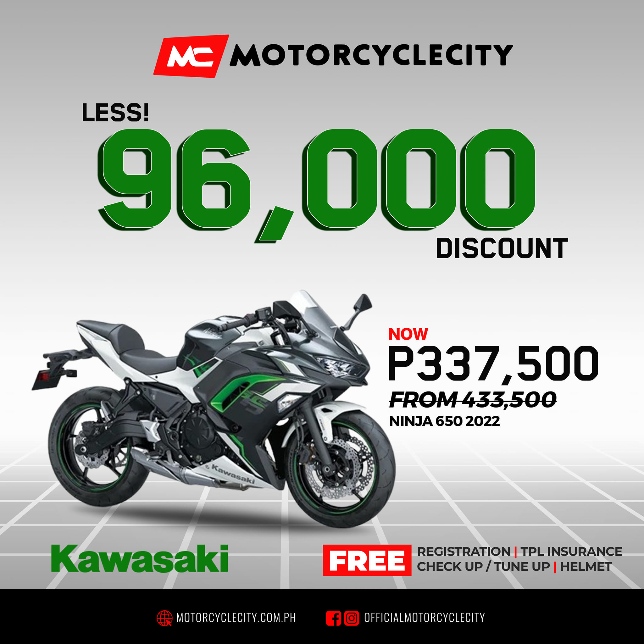 ドロップ　スペシャル・エディション Make your dream of owning a Kawasaki motorcycle a reality with