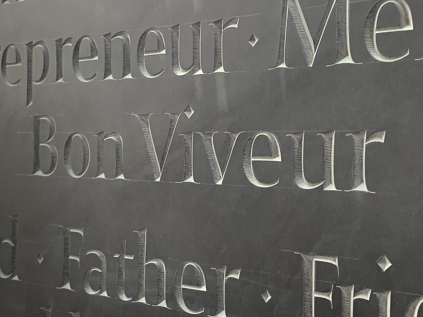 Some crisp letters in... - The Cardozo Kindersley Workshop