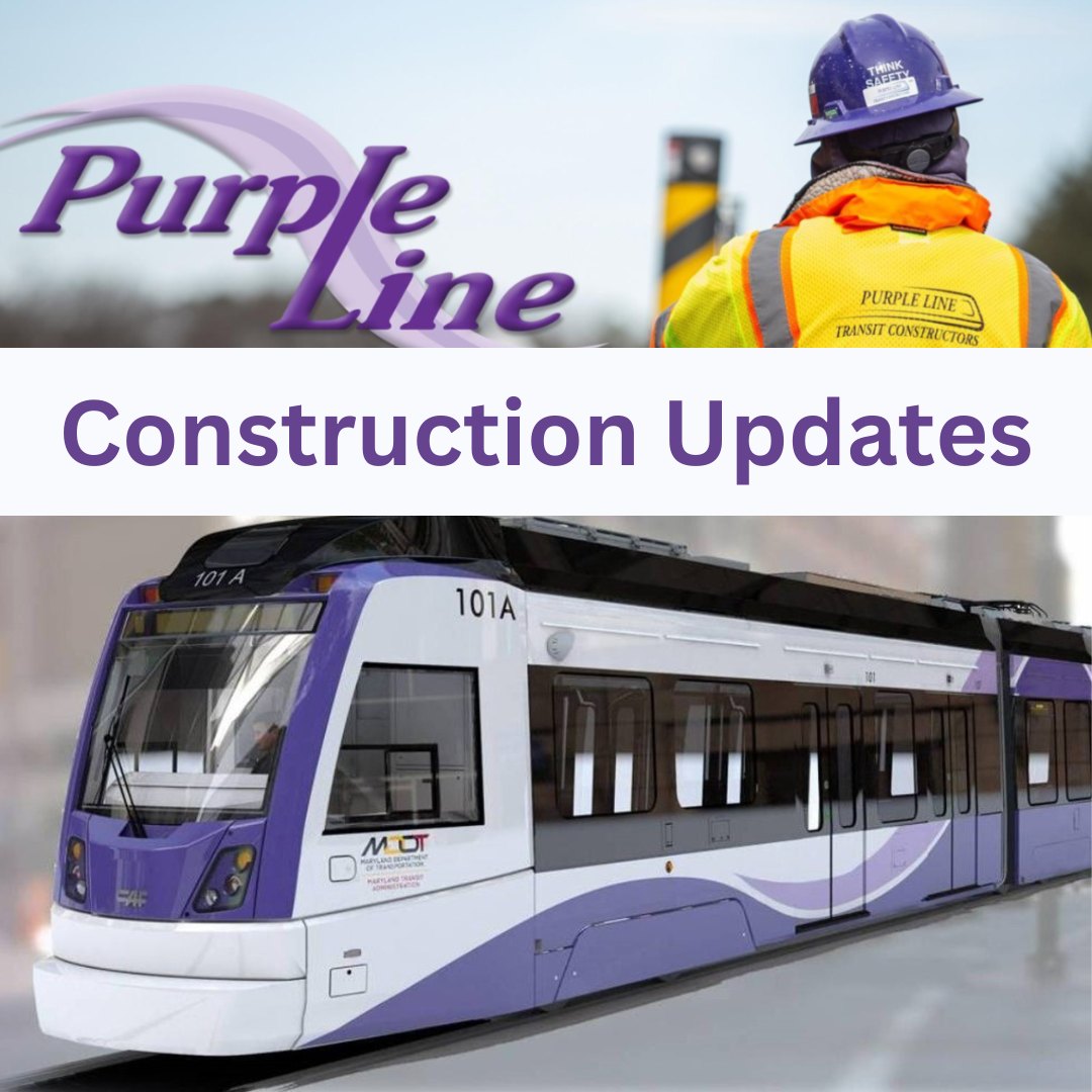 Montgomery - 🚧🟣🚆 Purple Line Construction Update – Silver Spring 🚧 ...