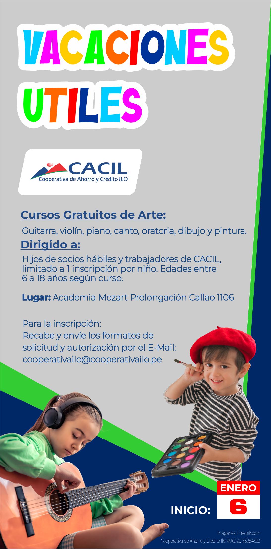 𝗩𝗔𝗖𝗔𝗖𝗜𝗢𝗡𝗘𝗦... - CACIL - Cooperativa de Ahorro y Crédito Ilo | Facebook