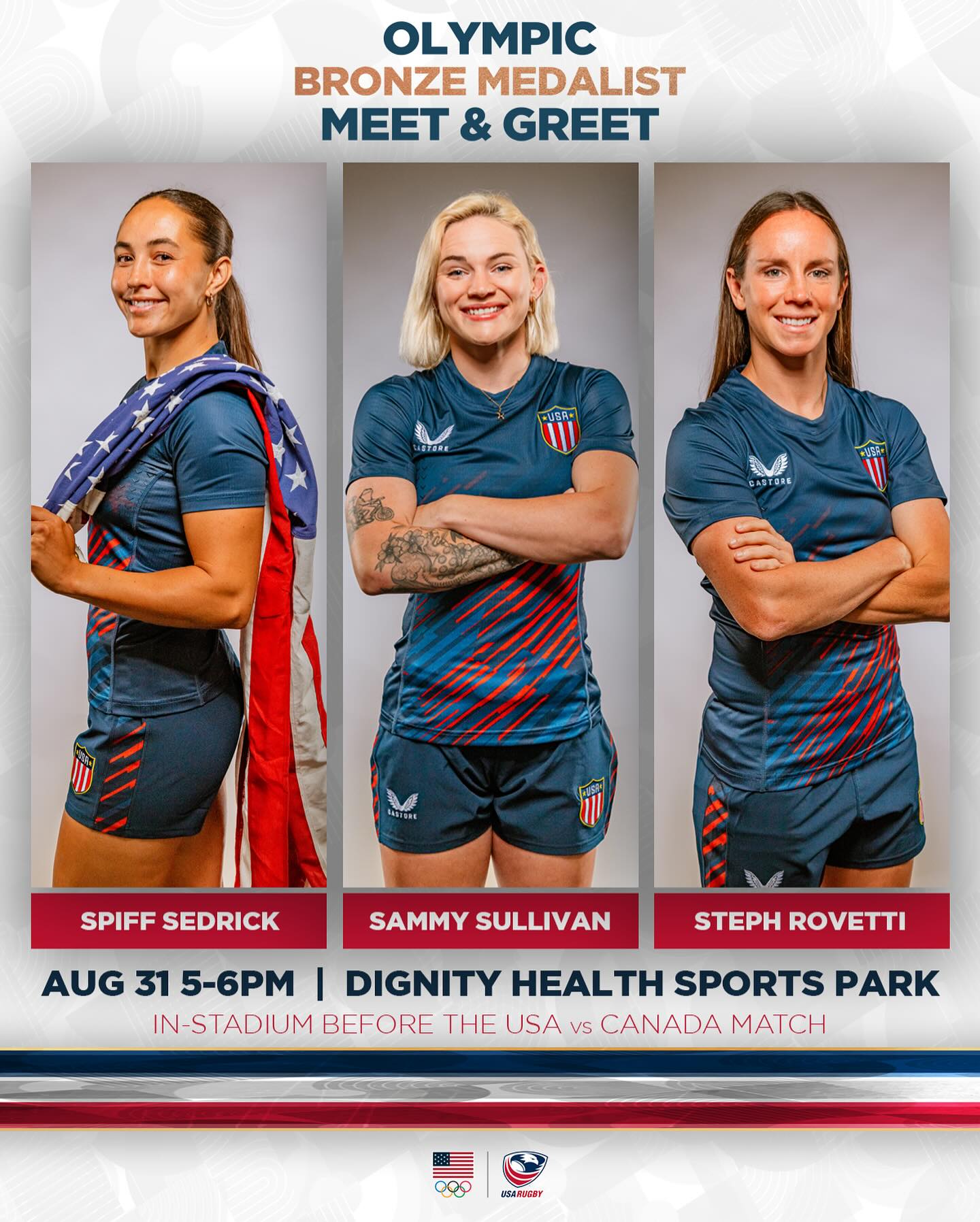 USA Rugby - Meet the Medalists 🥉 Come say hello to...
