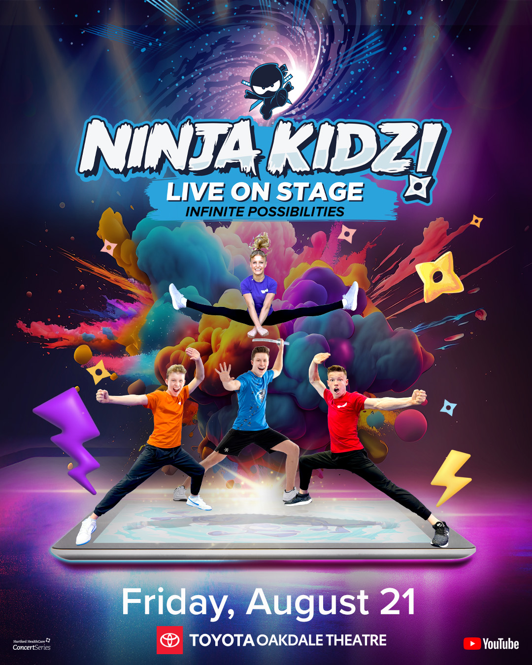 JUST ANNOUNCED ‼️ Ninja Kidz Live: Infinite Possibilities at
