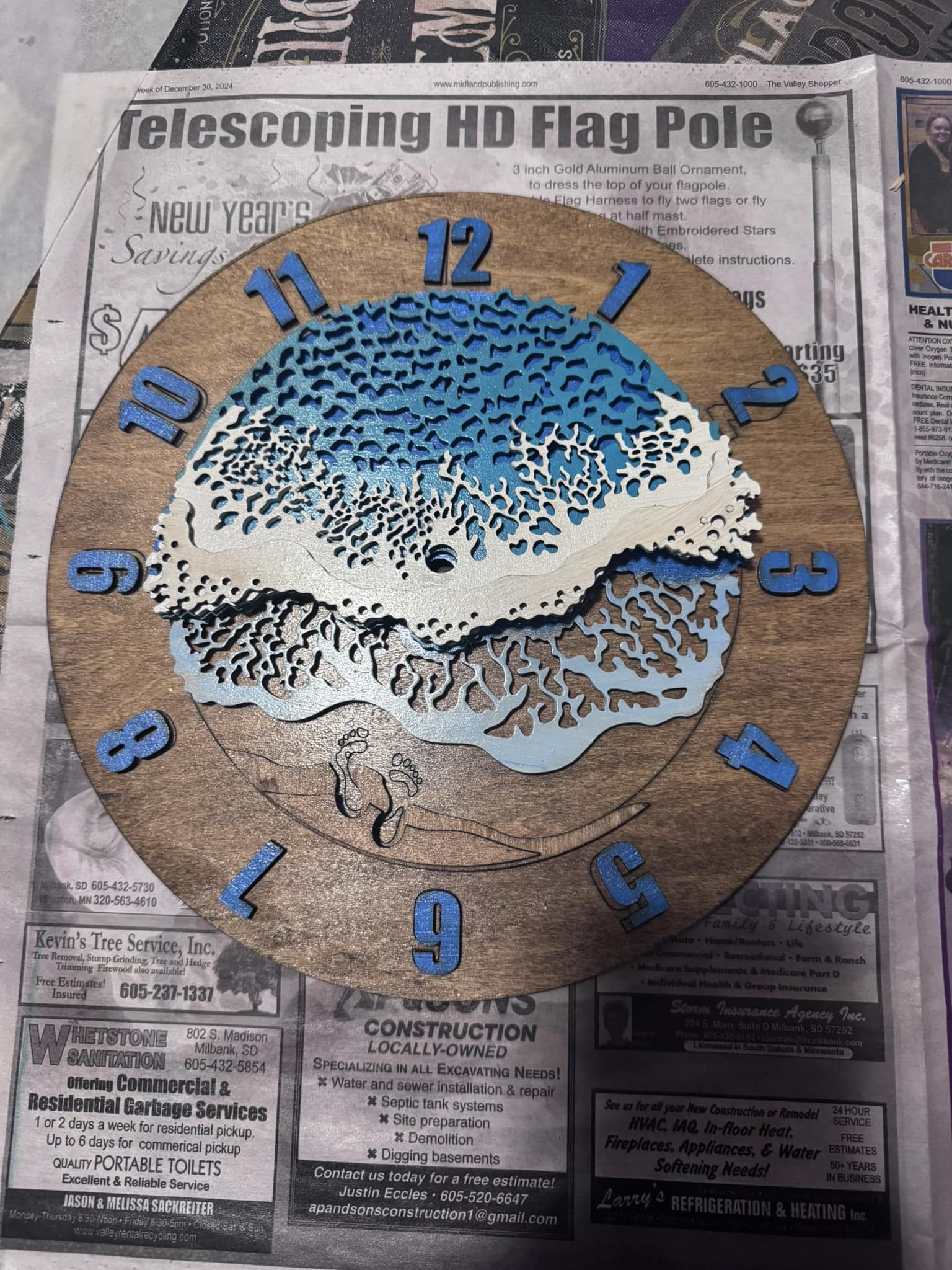 How to create a replacement clock face from an image?