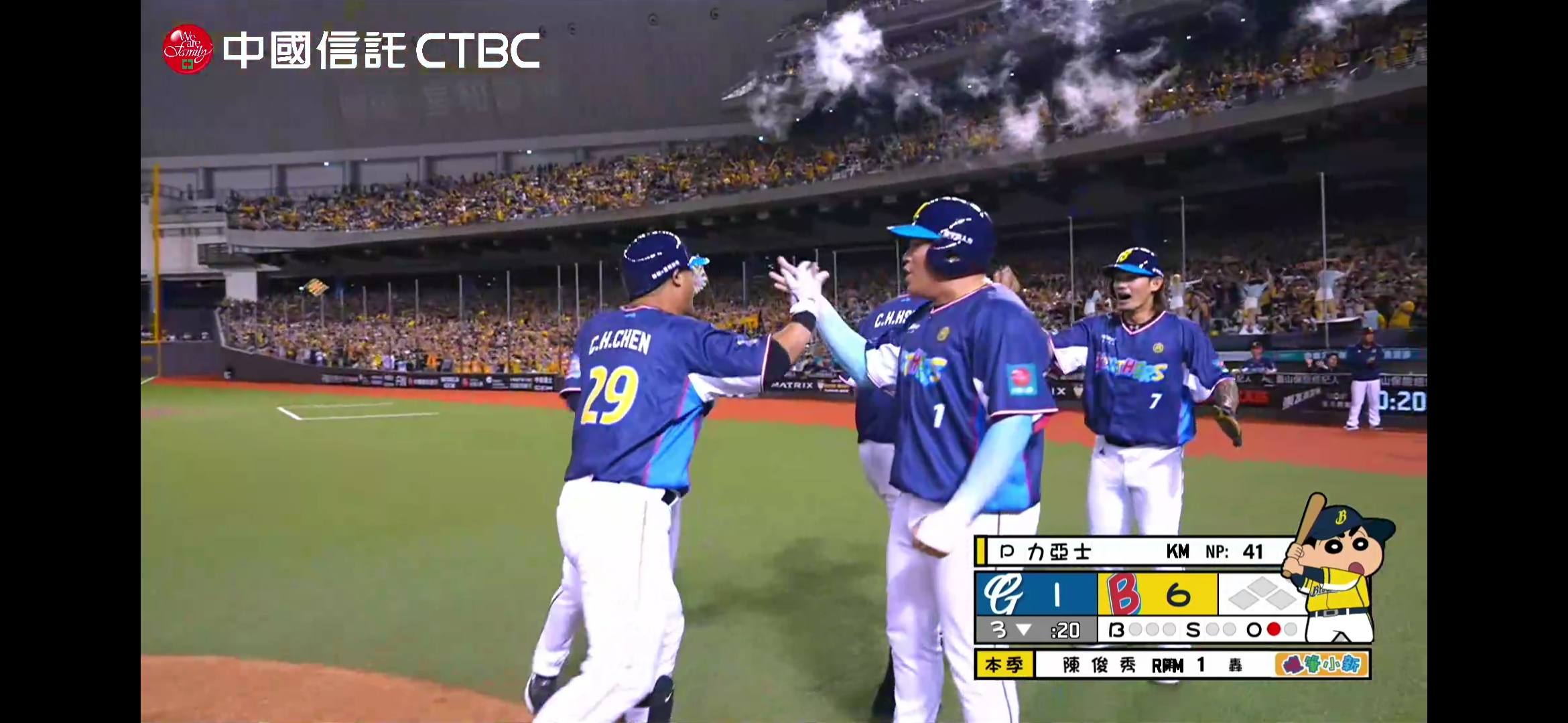 中信兄弟Fans Club | 今日大巨蛋主場 MVP 陳俊秀 🎉🎉🎉 | Facebook