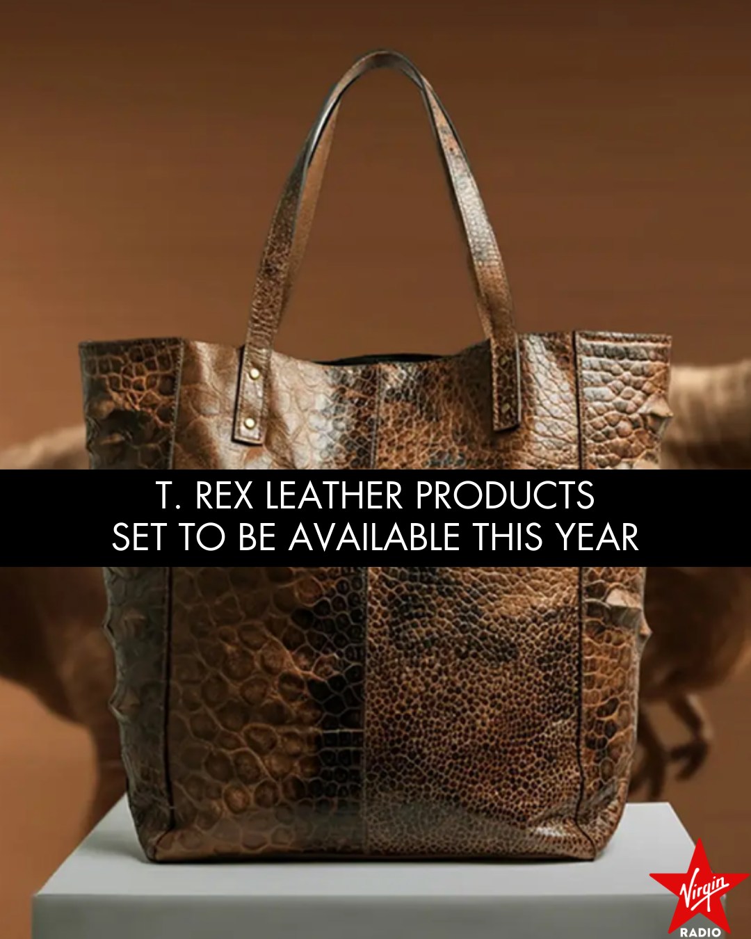 Would you buy a T. rex leather bag? A company says they are using
